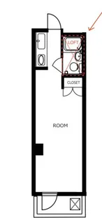 クラウディスプーン【101号室】の間取り