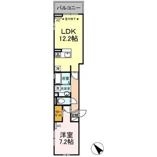 コルマール【2階】の間取り
