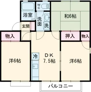 アサンテA【2階】の間取り