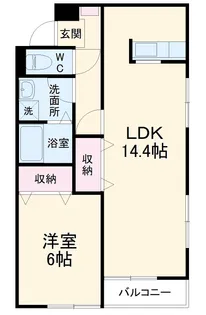 メゾンM【101号室】の間取り