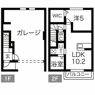 Risaia B【1階】の間取り