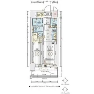 エステムコート名古屋サウスネクスト【4階】の間取り