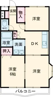 ロイヤルコート【2階】の間取り