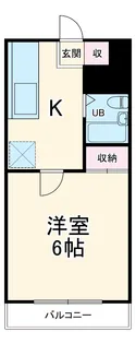 シルキー吉美A【406号室】の間取り