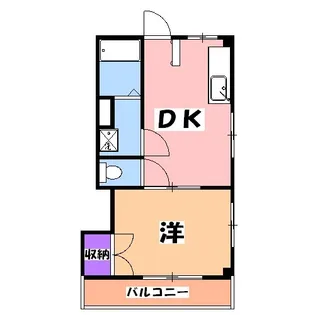 ハウスタケウラ【2階】の間取り