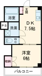 ハウスタケウラ【4階】の間取り
