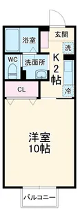 グランシャリオ B【2階】の間取り