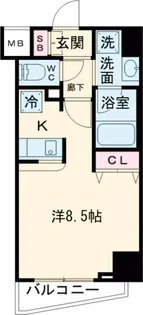 メインステージ板橋EAST【2階】の間取り