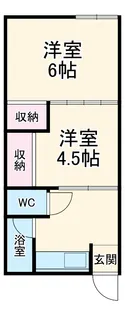 プラザ鶴見【2階】の間取り