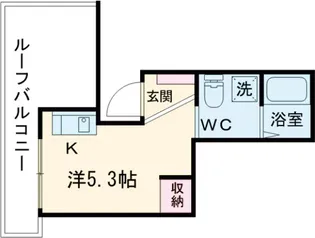 MG LUXURY SASAZUKA【4階】の間取り
