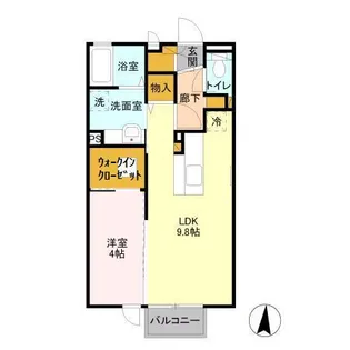 大黒屋 十番館【1階】の間取り