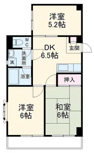 エルベメゾン鹿島【3階】の間取り