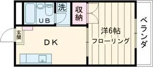メゾンいずみ【202号室】の間取り