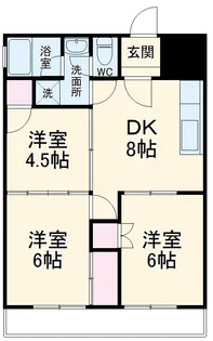 ウイング春日 Ⅲ【1階】の間取り