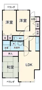 コートハウス藤が丘【1階】の間取り