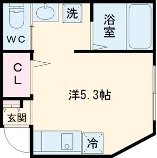 アイ中野【1階】の間取り