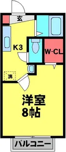 メゾンミルフィーユ【2階】の間取り