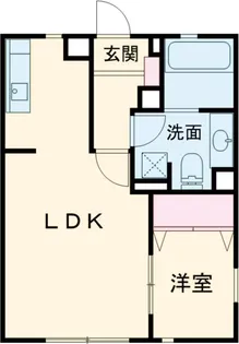 ヴォートル メゾンA棟【2階】の間取り