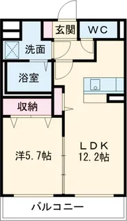 フィオーレ西川田【3階】の間取り
