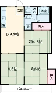 桜ビラA棟【2階】の間取り