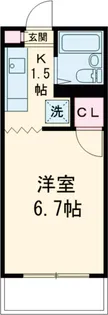 ハイツオカモト【2階】の間取り