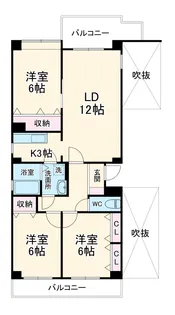 エミネンスみたけ台【2階】の間取り