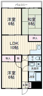 ソーラムすみよし台【3階】の間取り
