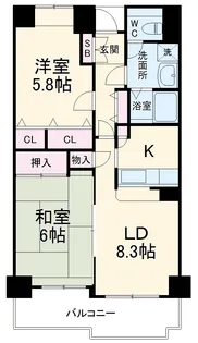 プレジール鷺沼【3階】の間取り