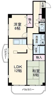 ドミール・アン【2階】の間取り