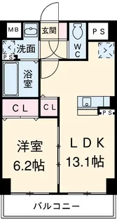 Bella Luce A【9階】の間取り