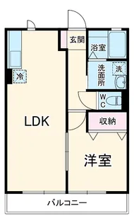 ホワイトコート花の木【2階】の間取り
