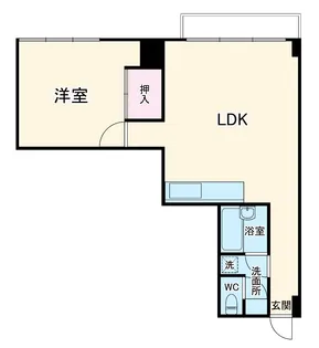 レインボーマンション【906号室】の間取り