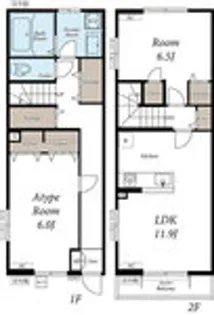 メゾネット玉川【1階】の間取り