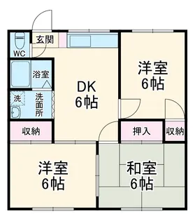 光ハイツ【101号室】の間取り