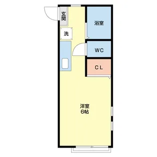 ピズィエール金谷【1階】の間取り
