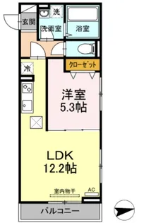セジュール西台3【1階】の間取り