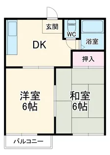 フォーブル清新【201号室】の間取り
