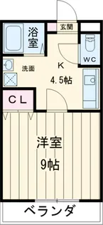 カサージュプラスワン【102号室】の間取り