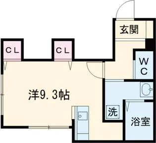アノンテラス立川【101号室】の間取り
