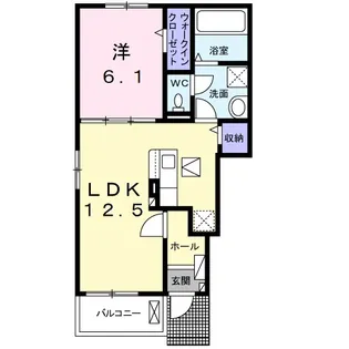 GARDEN HOUSE K【1階】の間取り