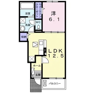 Garden House K【1階】の間取り
