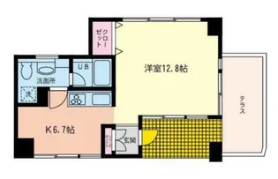 ヌエスペラン【1階】の間取り