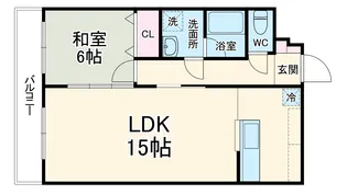 AP−V【102号室】の間取り