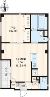 モンステラ【1階】の間取り