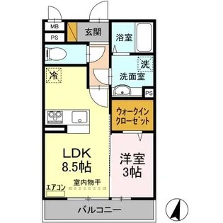 Bright one【2階】の間取り