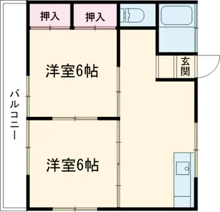 メゾン南木【201号室】の間取り