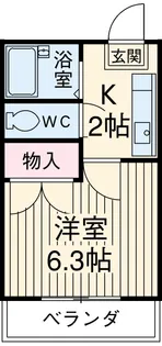 メゾンライトピュア【305号室】の間取り