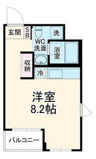 セントパレス鷺沼【1階】の間取り