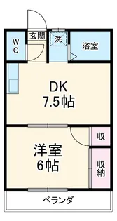 鈴木ハイツ【2階】の間取り
