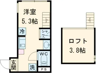 ハーモニーテラス西葛西【1階】の間取り
